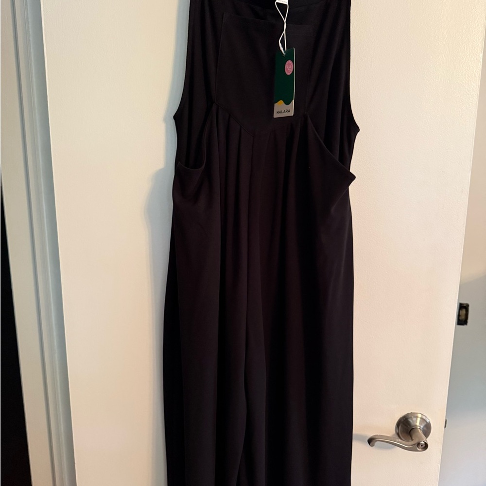 Elegant Black Sleeveless Romper